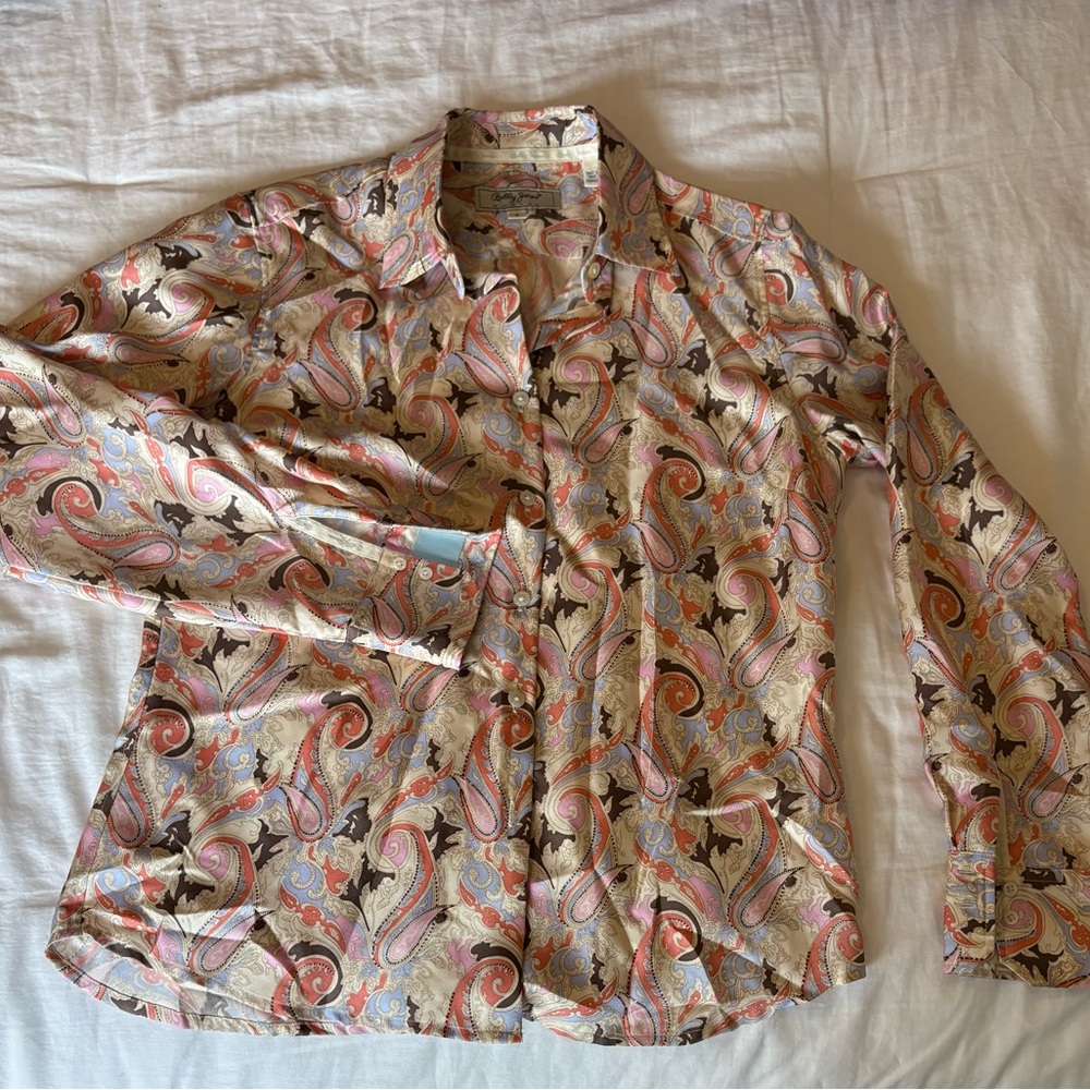 Bobby Jones Paisley Women's Blouse - Multicolor